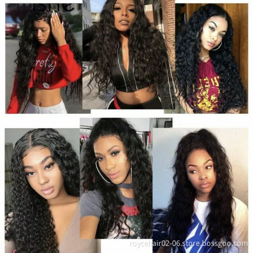 Hot Products 10a Grade Brazilian Virgin Human Hair Ear to Ear Lace Closure Jerry curl T part Transparent lace front wig